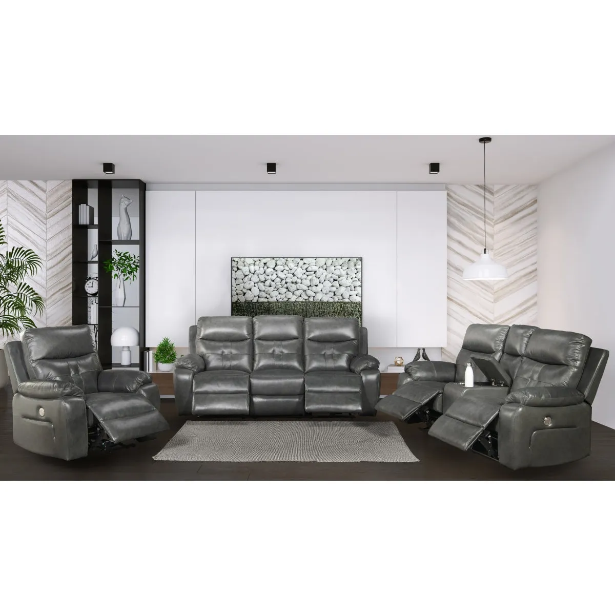 ComfortMaxx Power Reclining Loveseat