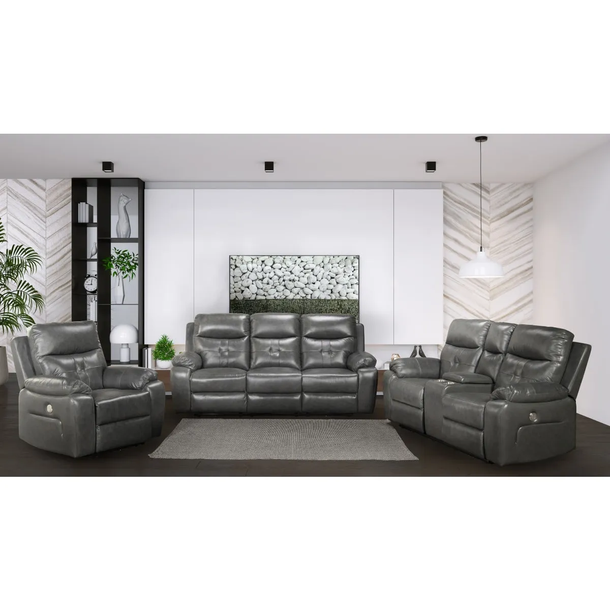 ComfortMaxx Power Reclining Loveseat