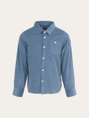 Corduroy shirt - China Blue