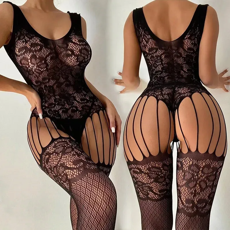 Crotchless Bodystocking Tights