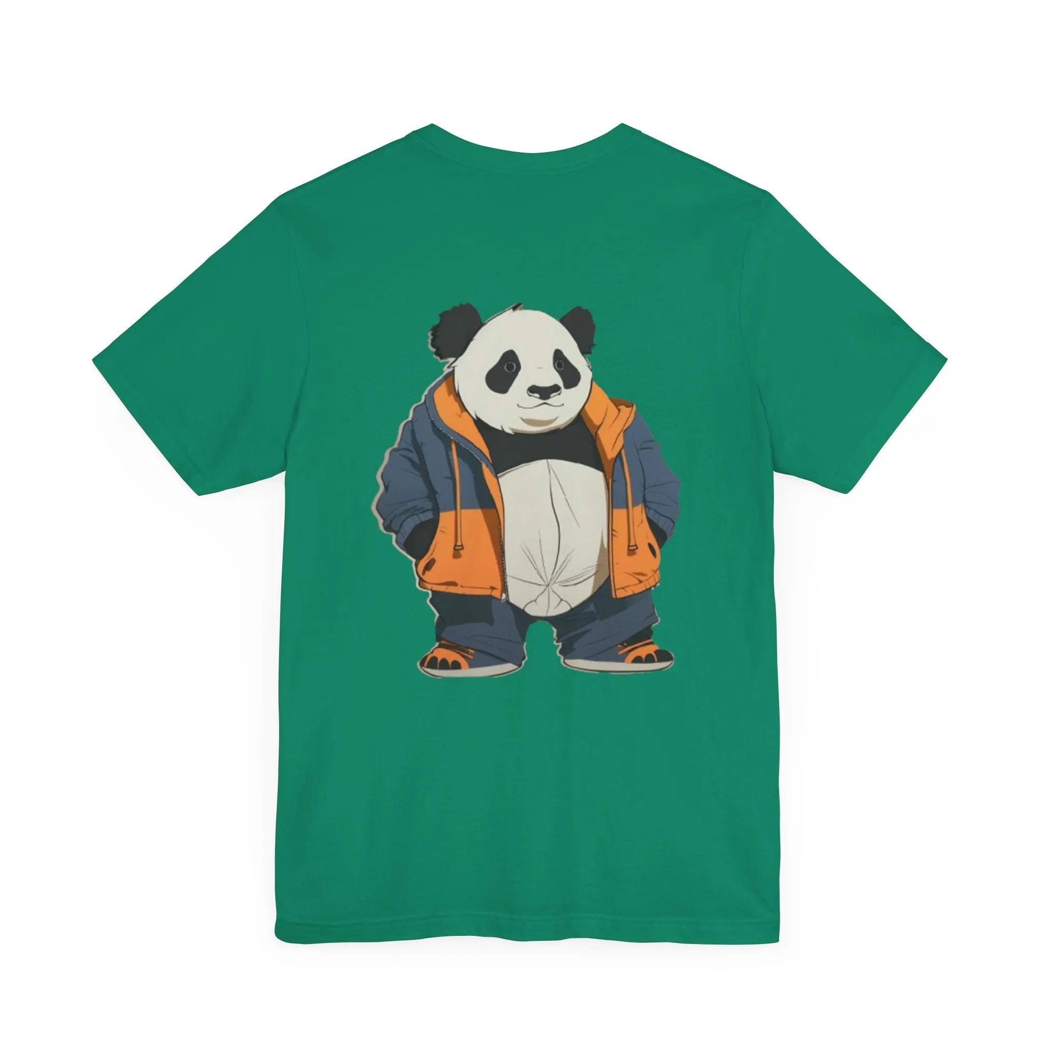 Cute Panda Graphic Unisex Jersey Tee - Perfect for Animal Lovers!