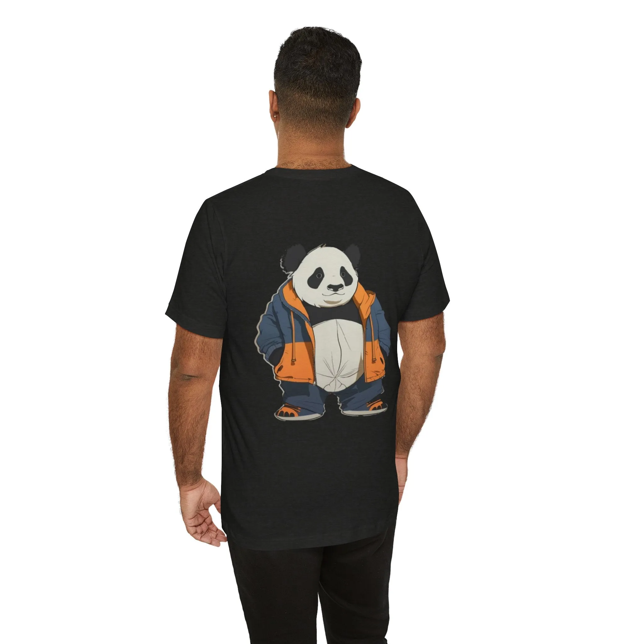 Cute Panda Graphic Unisex Jersey Tee - Perfect for Animal Lovers!