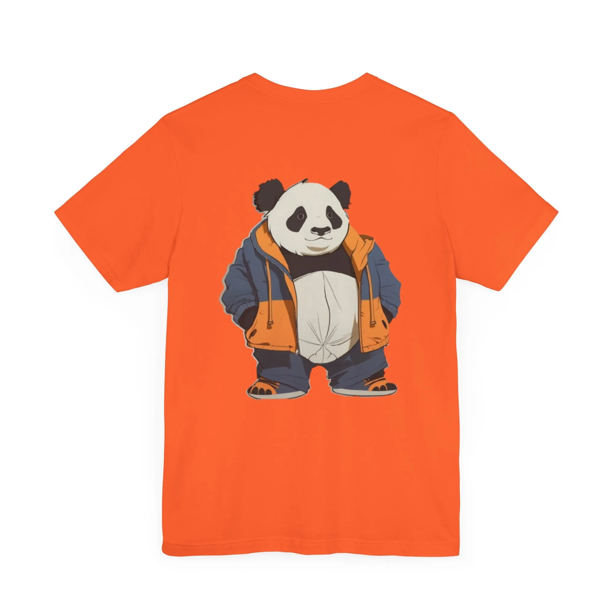 Cute Panda Graphic Unisex Jersey Tee - Perfect for Animal Lovers!