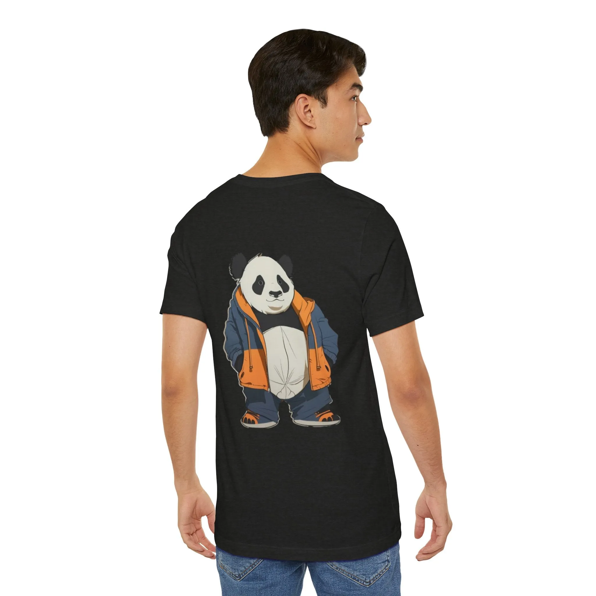 Cute Panda Graphic Unisex Jersey Tee - Perfect for Animal Lovers!