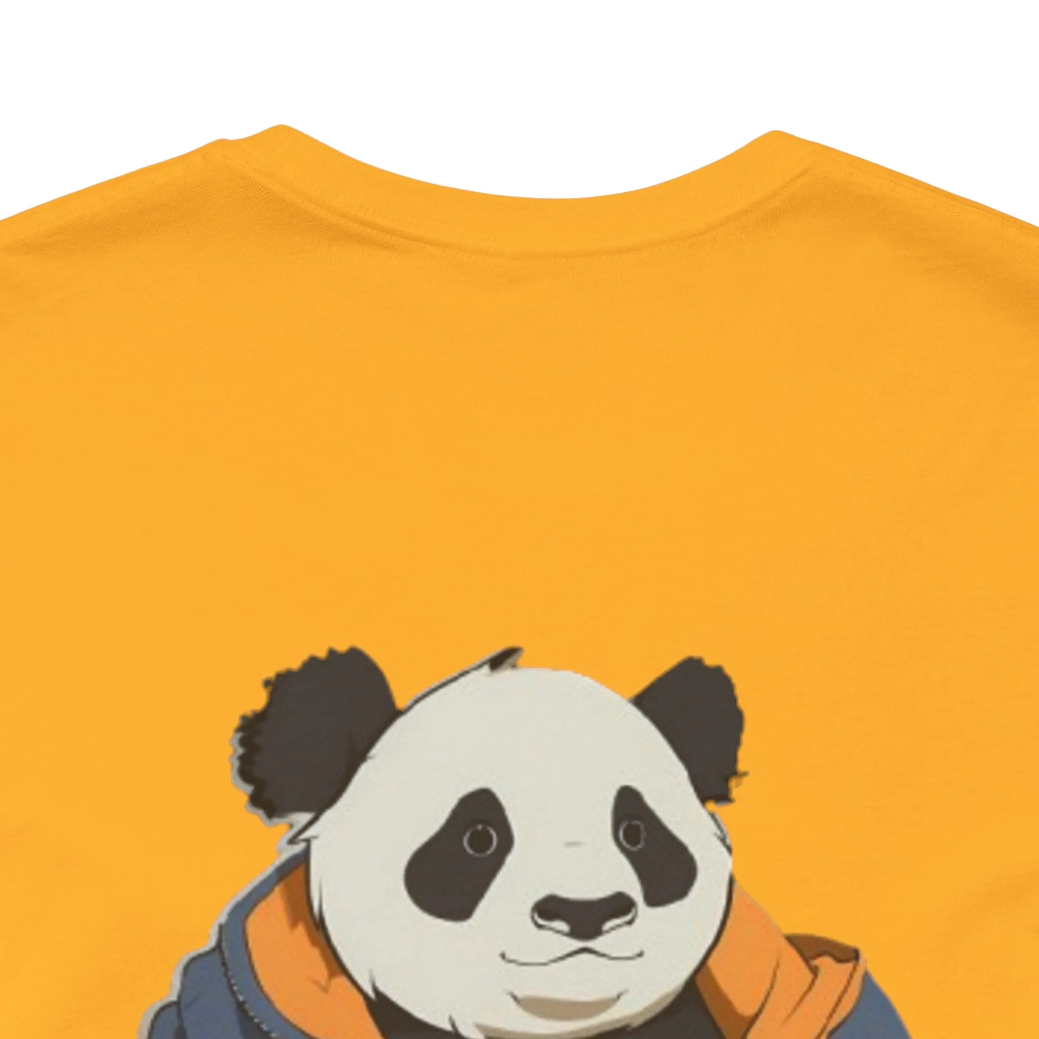 Cute Panda Graphic Unisex Jersey Tee - Perfect for Animal Lovers!