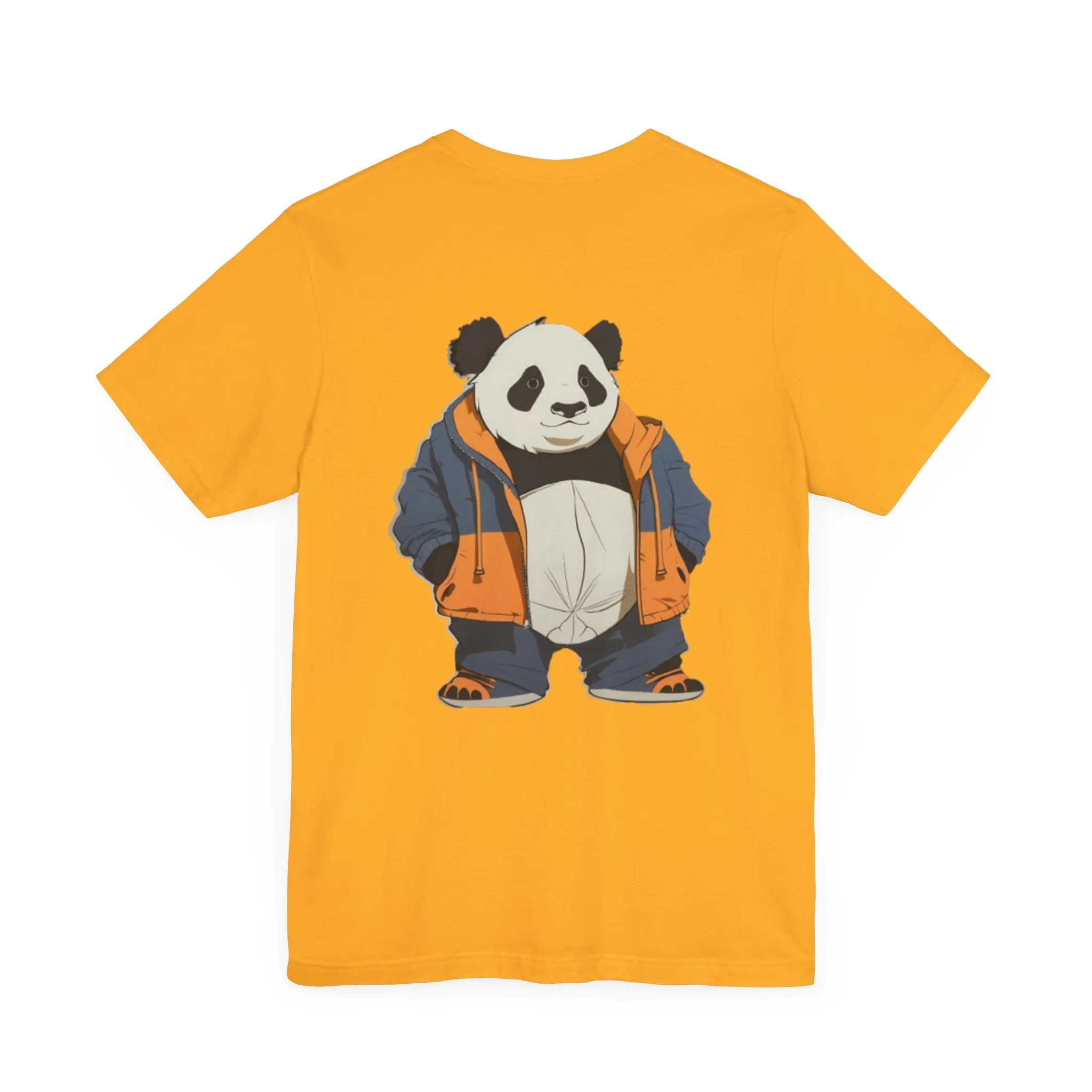 Cute Panda Graphic Unisex Jersey Tee - Perfect for Animal Lovers!