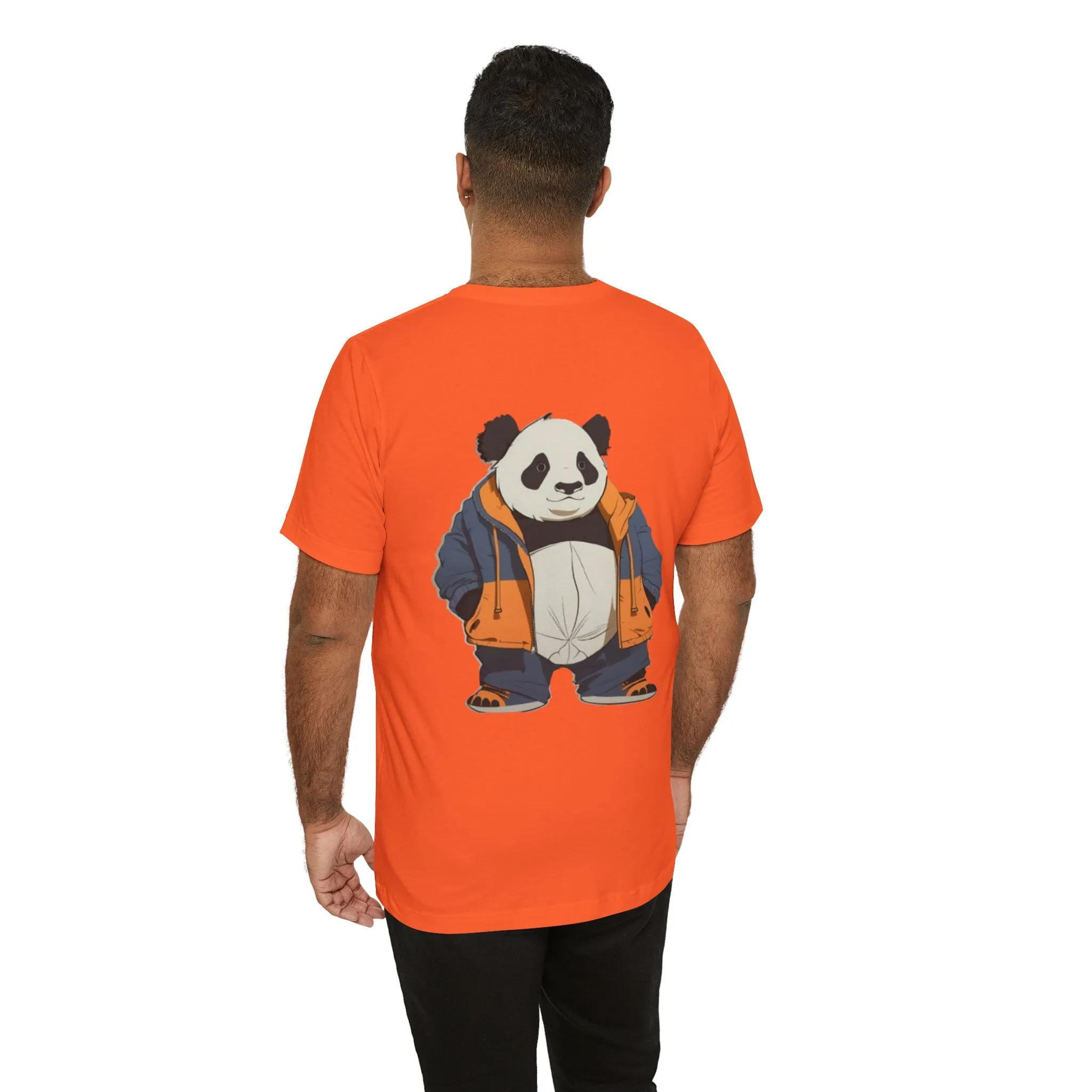 Cute Panda Graphic Unisex Jersey Tee - Perfect for Animal Lovers!