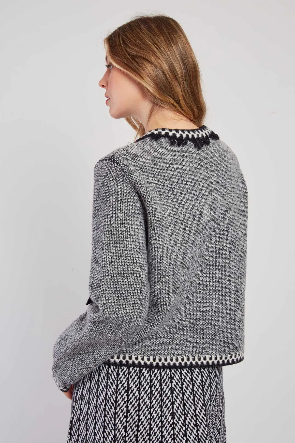 Dante Knit Cardigan Grey