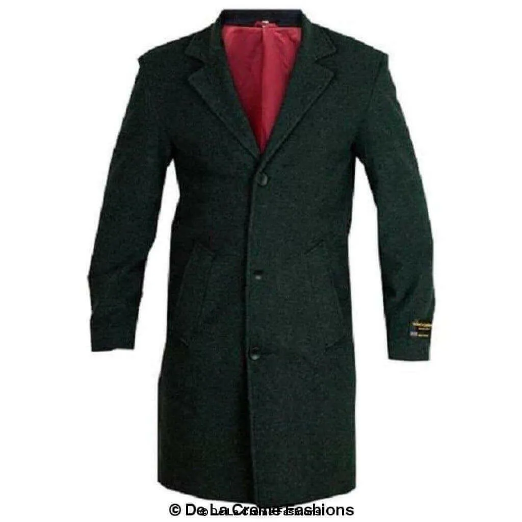 De La Creme MAN - Wool & Cashmere Blend Formal Security Overcoat