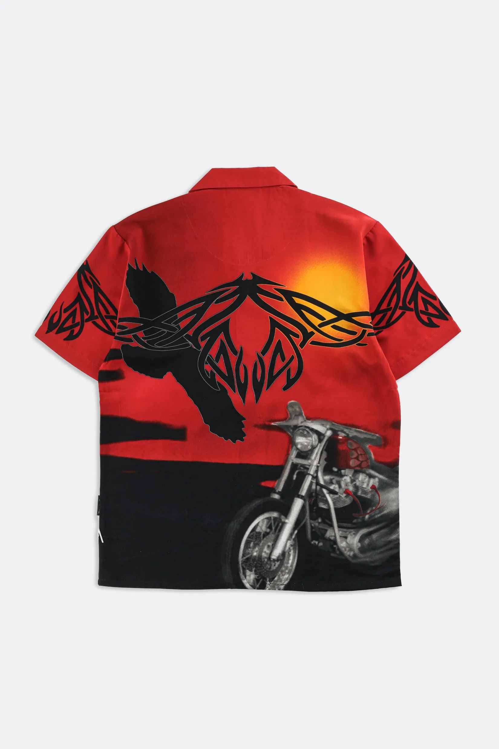 Deadstock Dragonfly Flames Camp Shirt - L, XL, XXL, XXXL