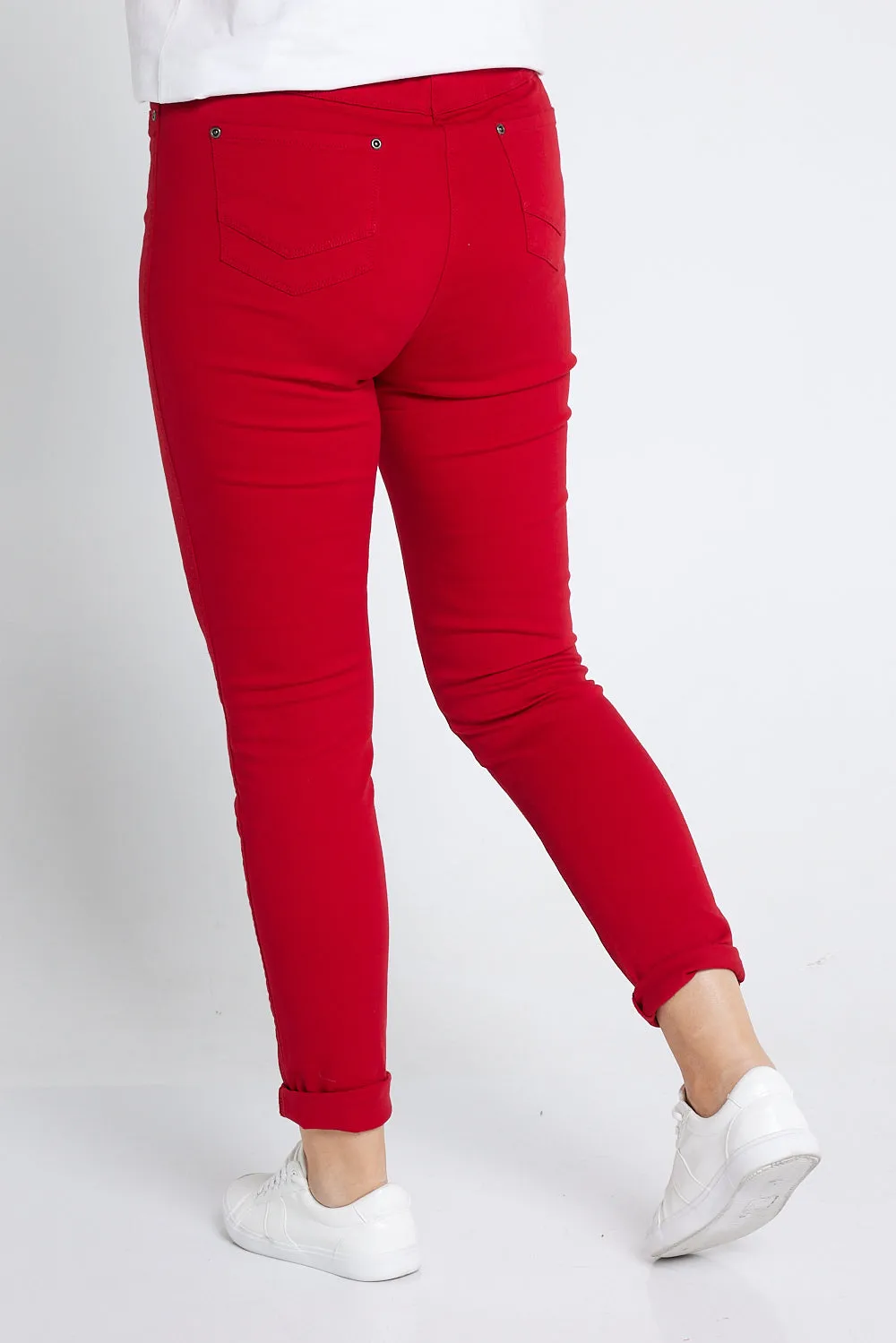 Denver Jeggings - Red