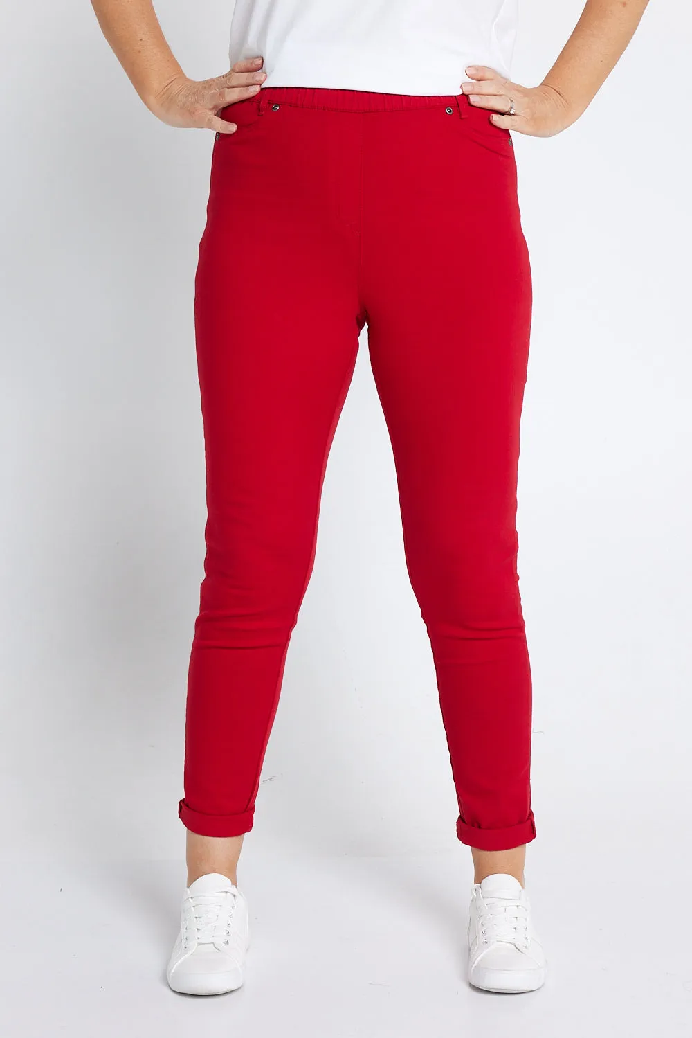 Denver Jeggings - Red