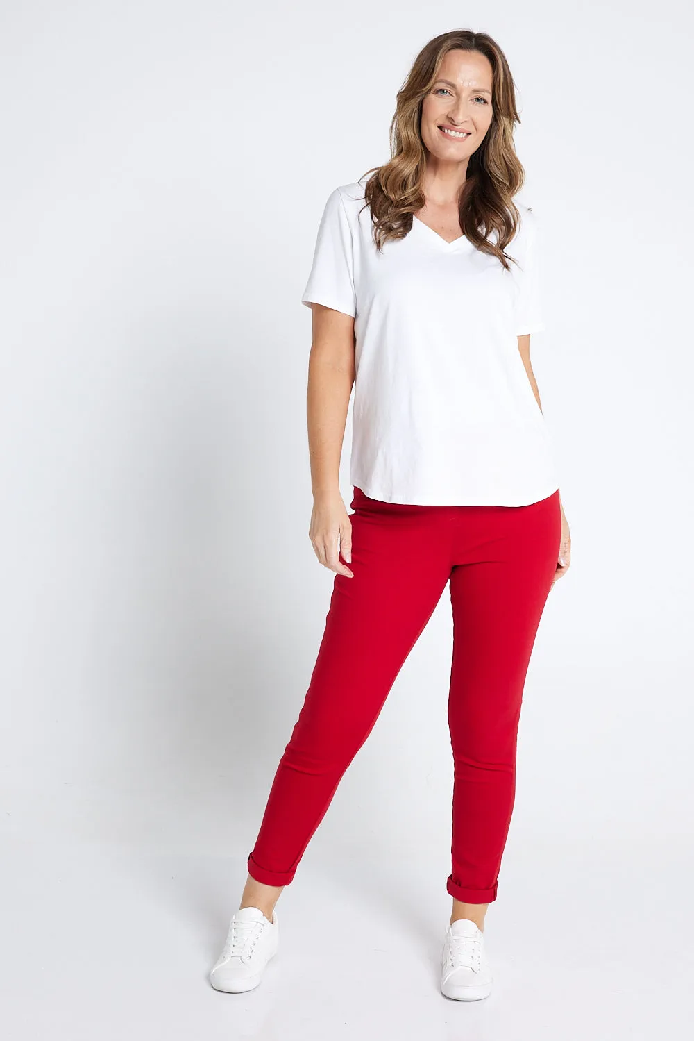 Denver Jeggings - Red