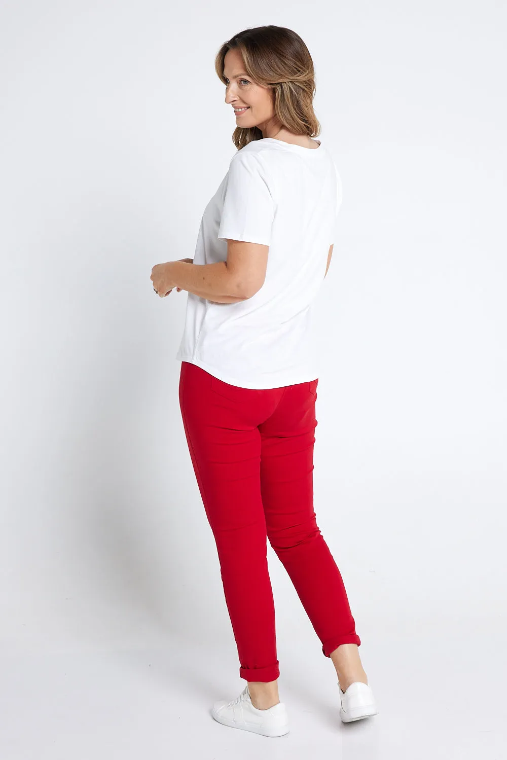 Denver Jeggings - Red