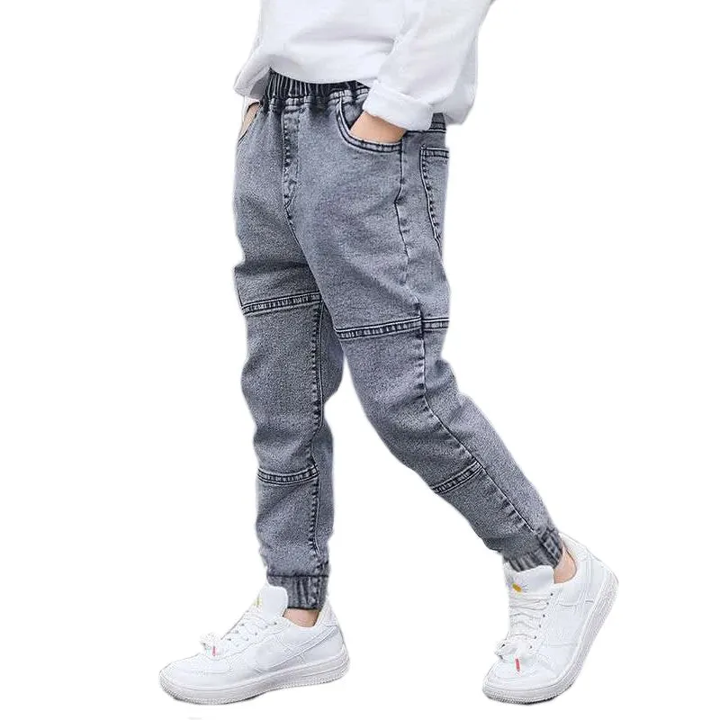 DIIMUU Kids Baby Boys Clothes Jeans Fashion Trousers Denim Pants 5-11 Years Children Wear Clothing Toddler Bottoms