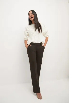 Easy care straight leg trouser dress pants