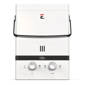 Eccotemp EL5 1.5 GPM 37,000 BTU Luxe Outdoor Portable Tankless Water Heater with LED Display