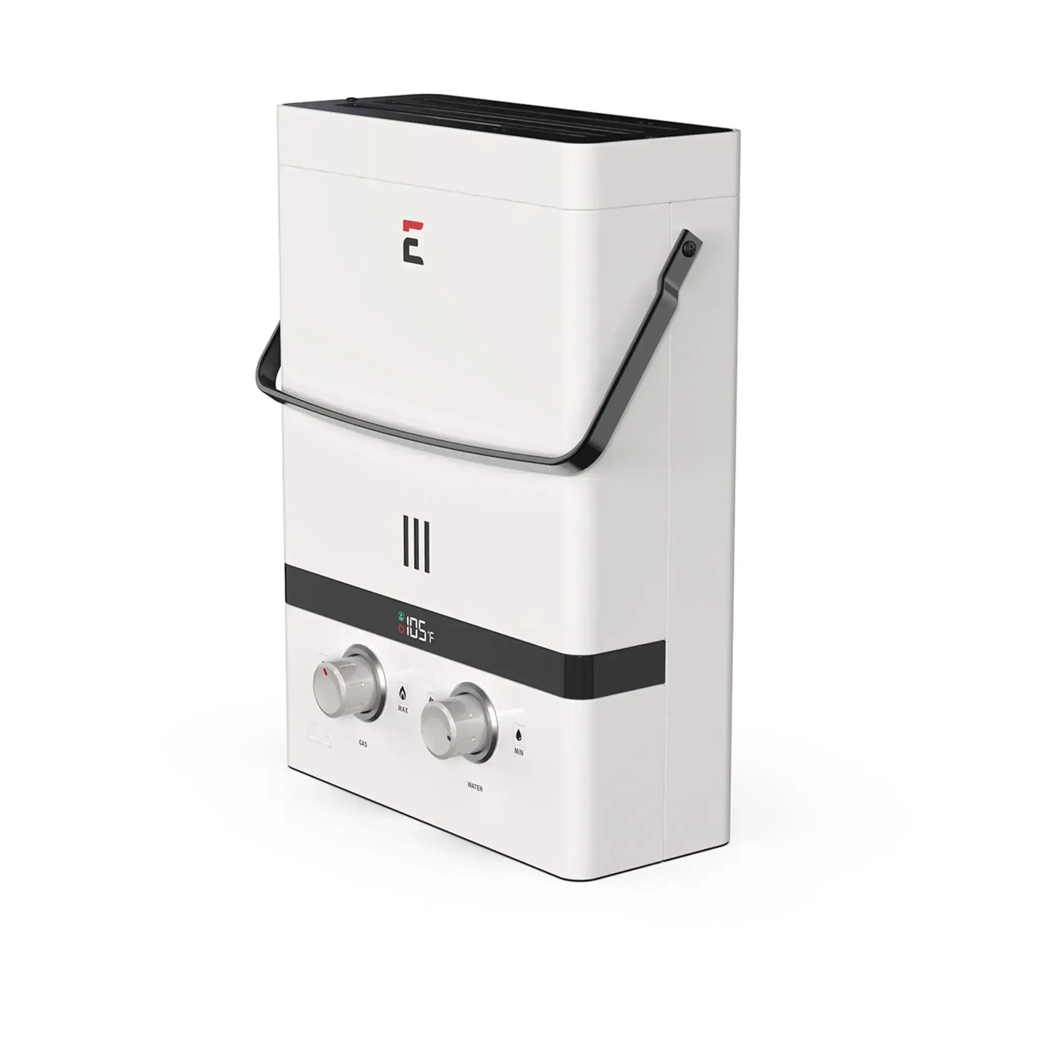 Eccotemp EL5 1.5 GPM 37,000 BTU Luxe Outdoor Portable Tankless Water Heater with LED Display