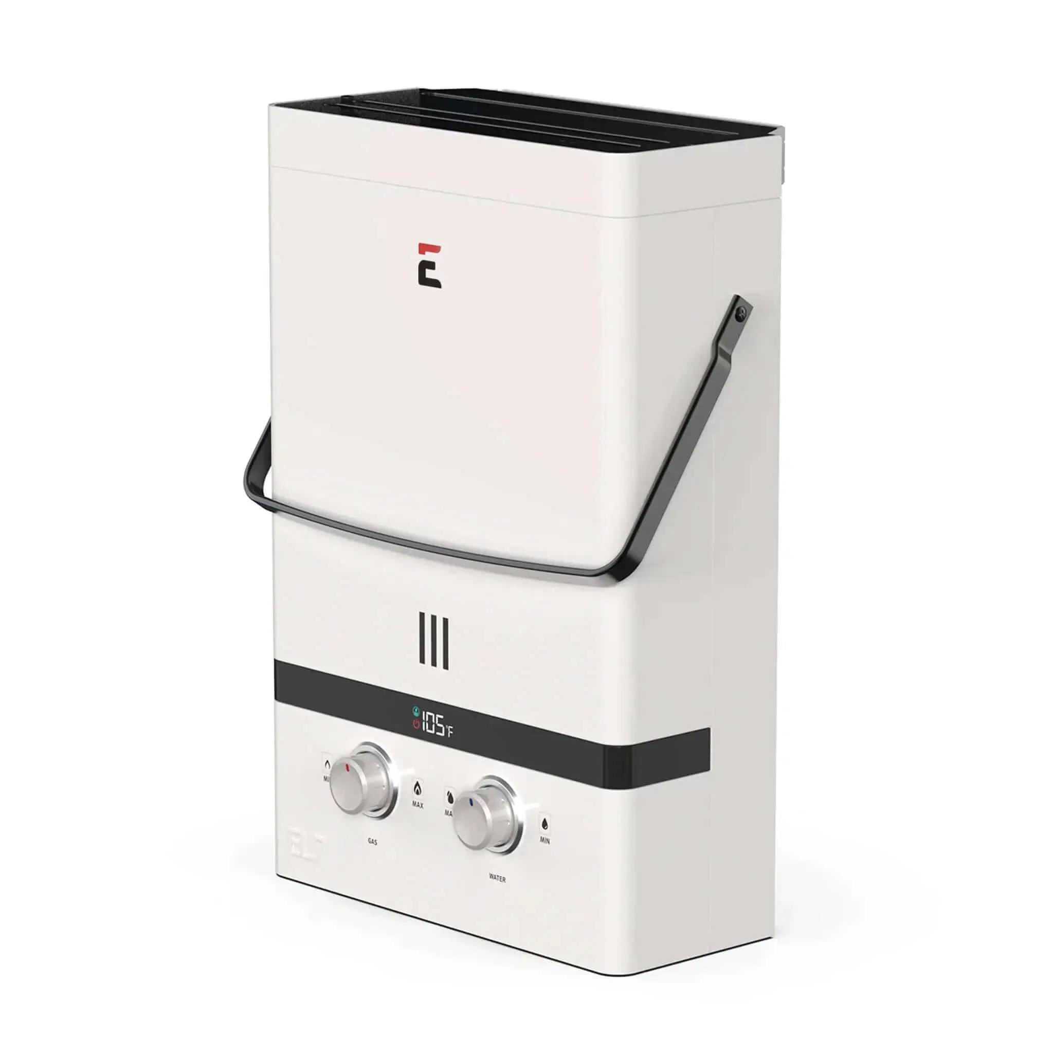 Eccotemp EL7 Luxe Outdoor Portable Tankless Water Heater with LED Display