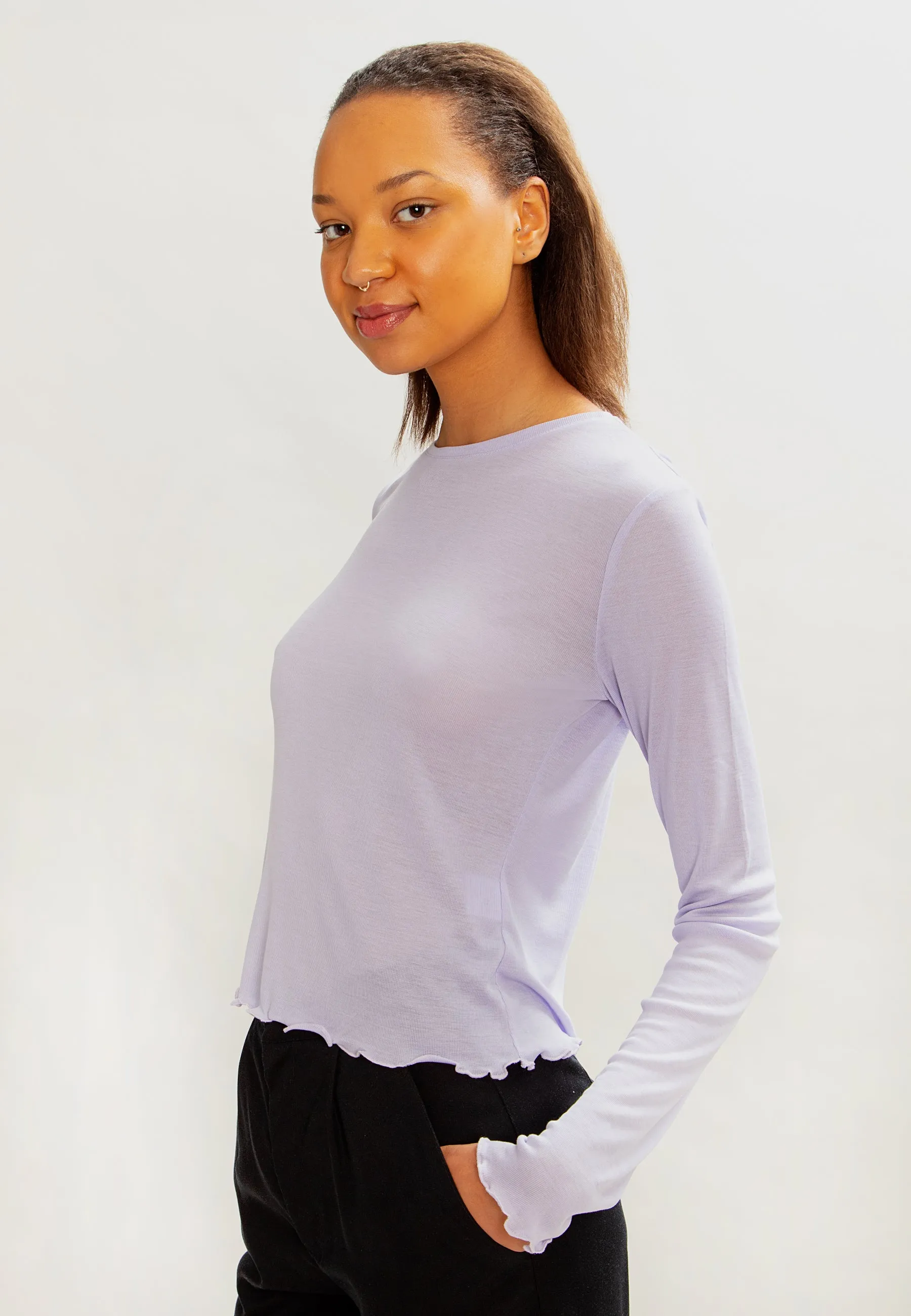 Elle Shirt Light Lavender