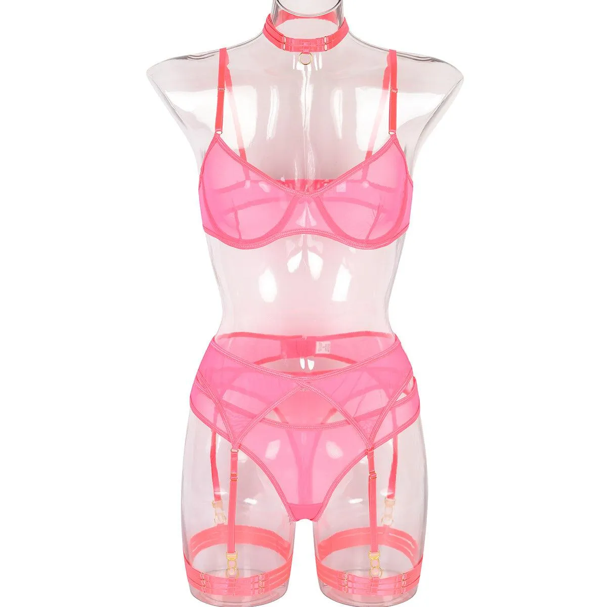 European And American Style Sexy Underwear Suit Mesh High Quality Underwear