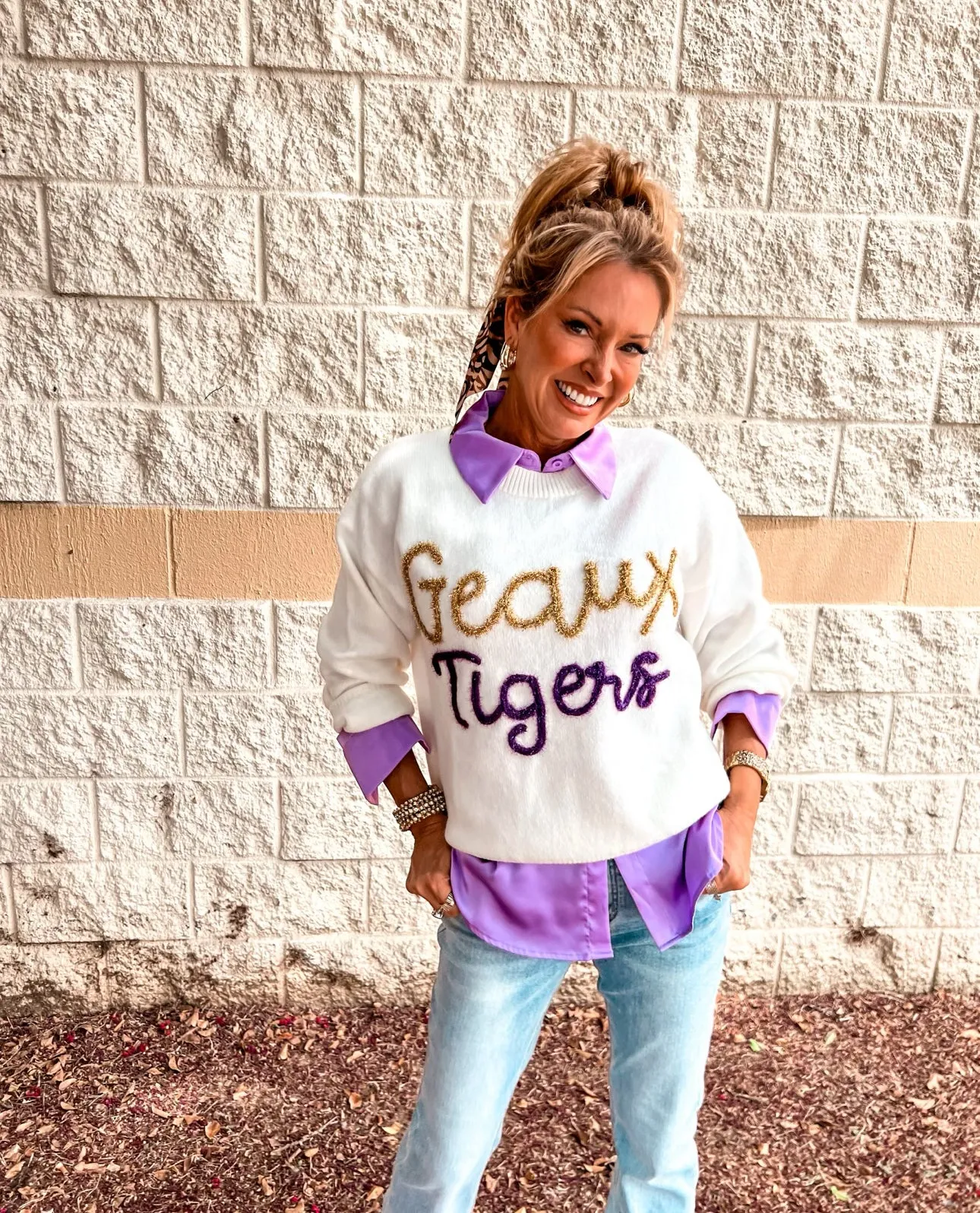 Exclusive Game day Geaux Tigers Sweater