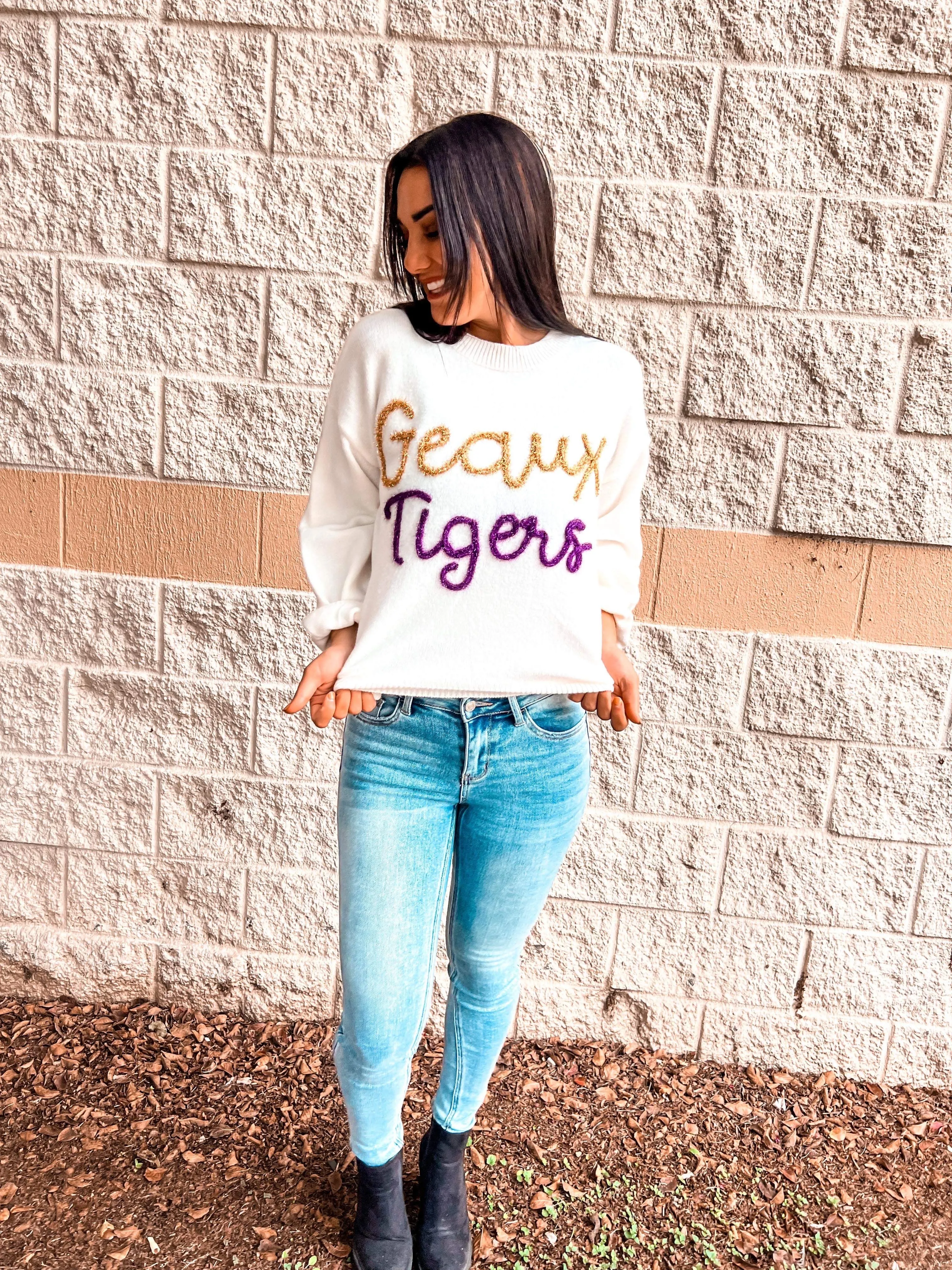 Exclusive Game day Geaux Tigers Sweater