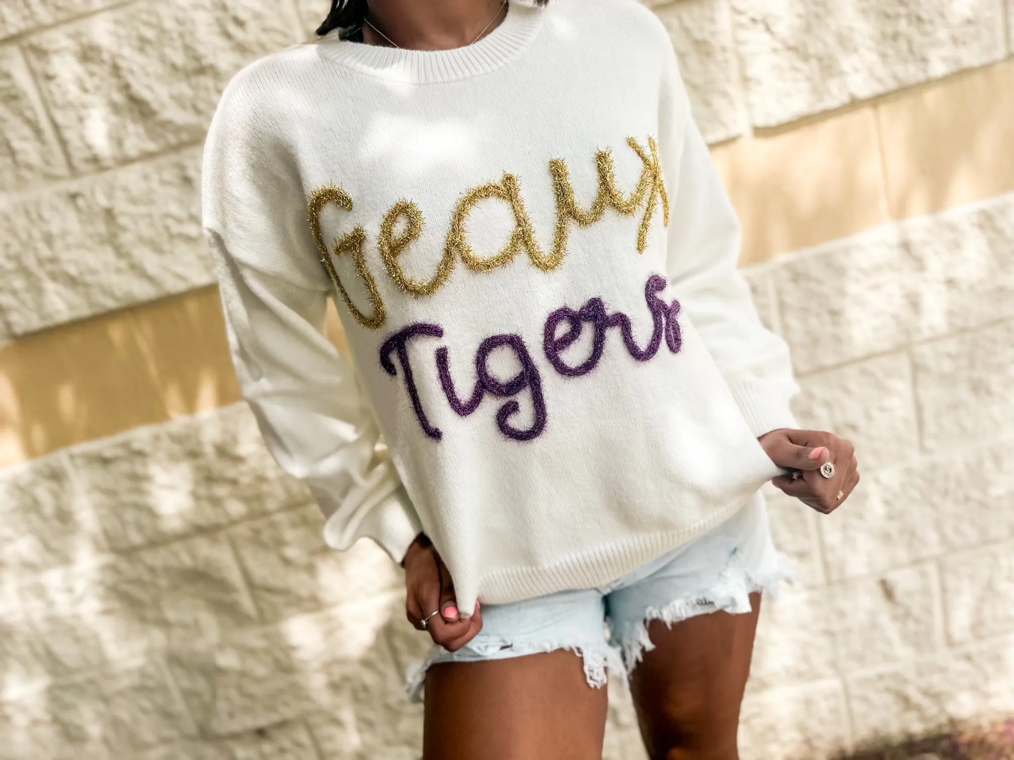 Exclusive Game day Geaux Tigers Sweater