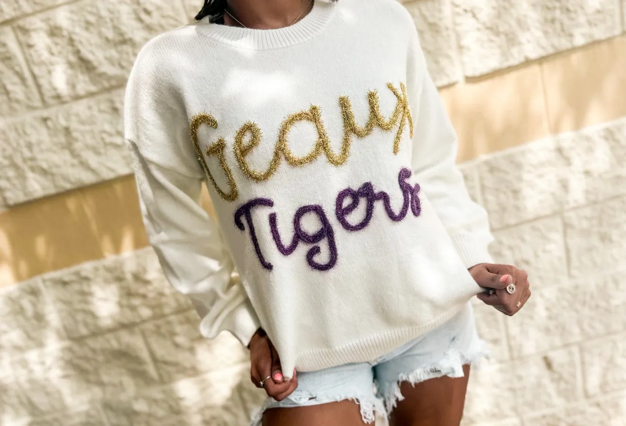 Exclusive Game day Geaux Tigers Sweater