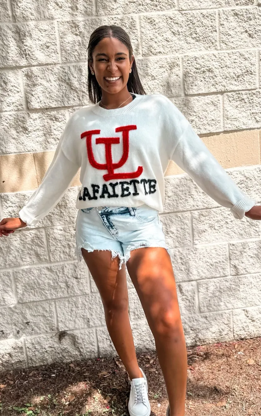 Exclusive Game day UL Lafayette Sweater