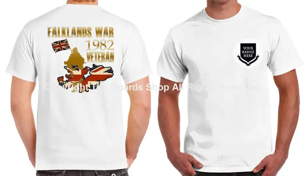 FALKLANDS WAR VETERAN Double Print T-Shirt