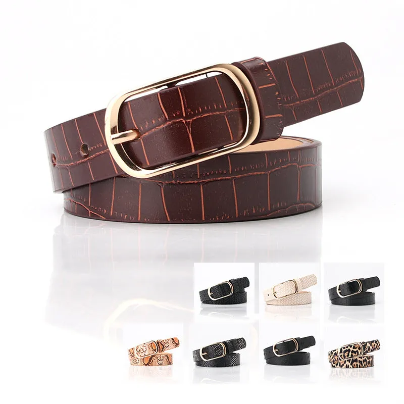 Fashionable All-Match Pin Buckle Pant Belt Women's Overcoat Dress Sweater Decoration Belt