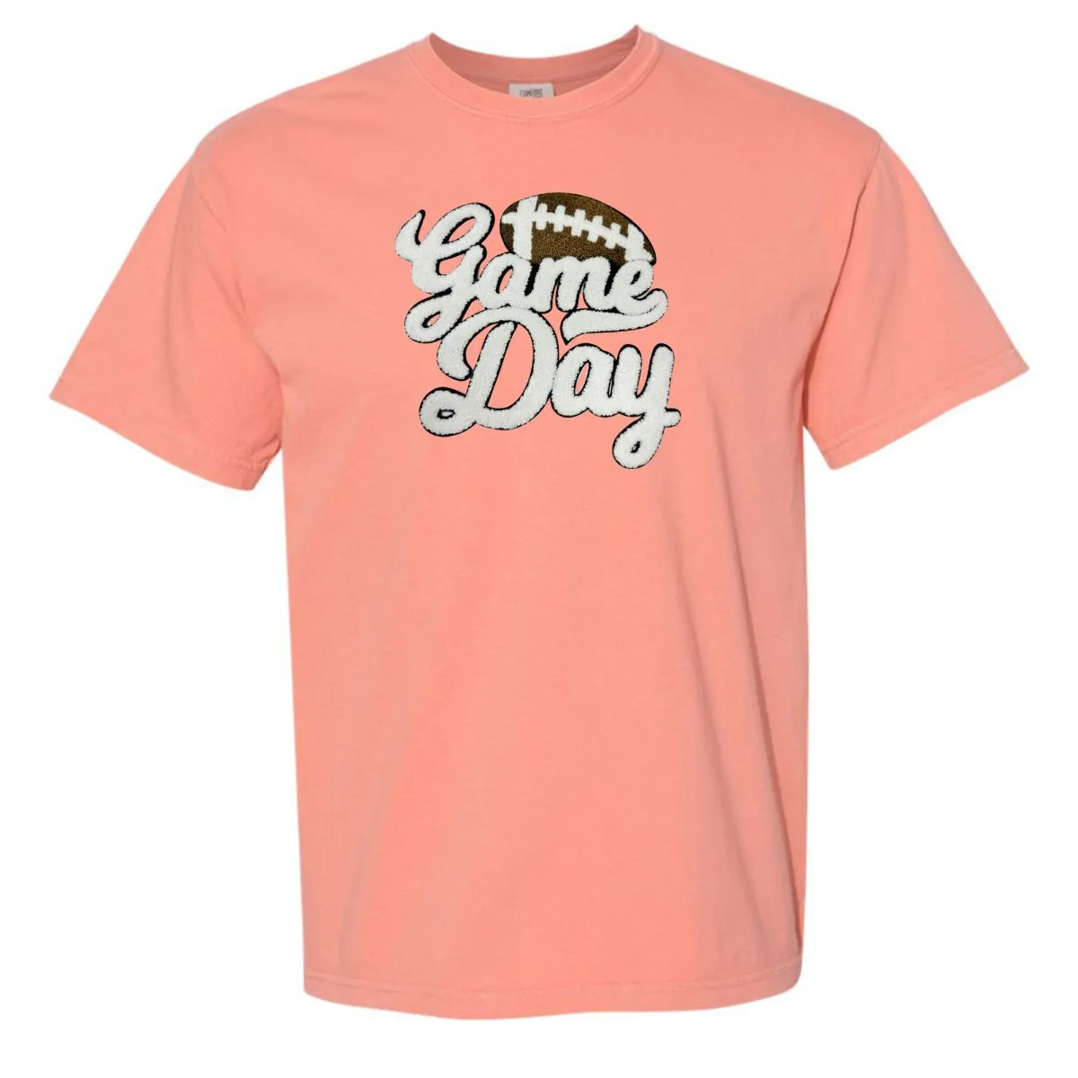 Football 'Game Day' Letter Patch T-Shirt