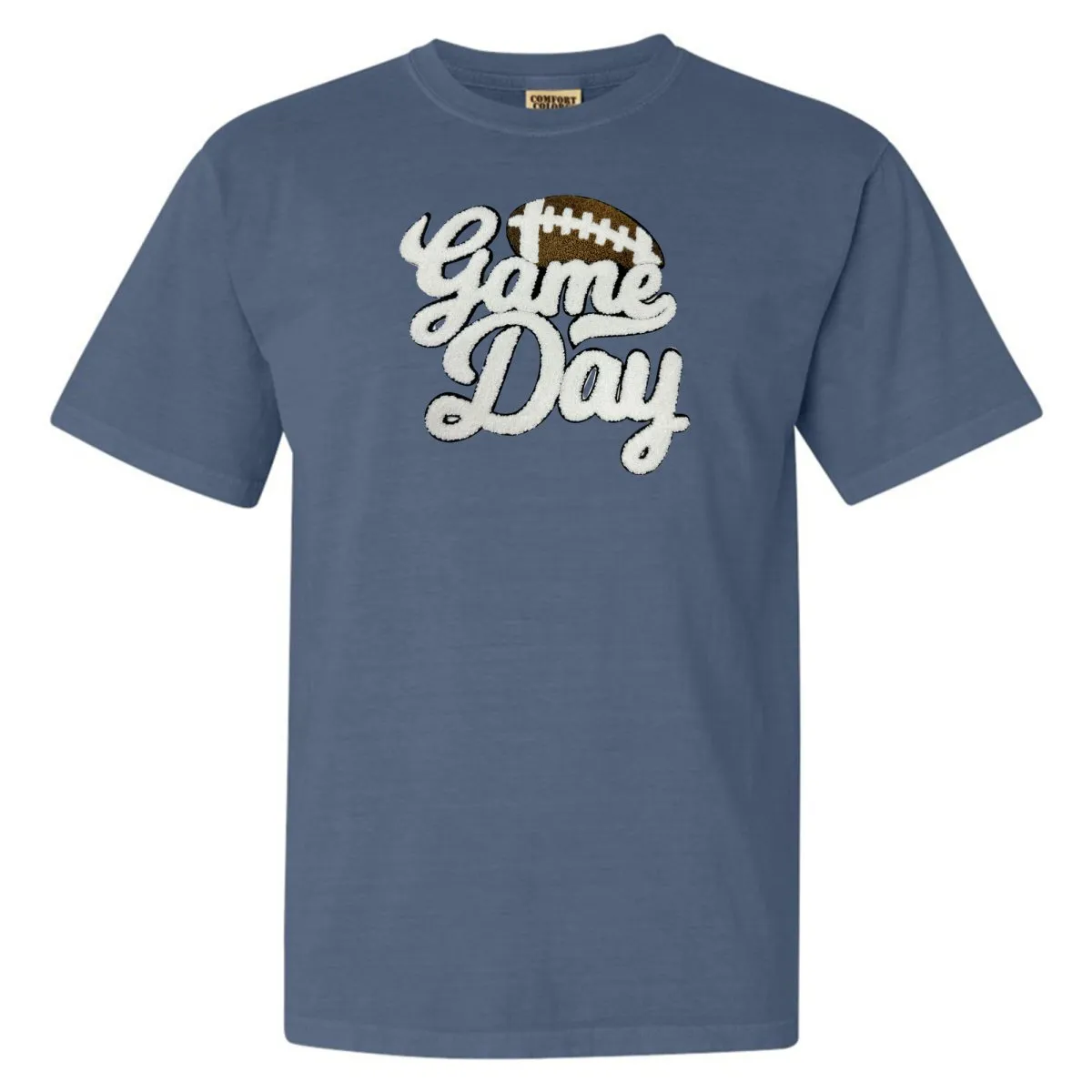 Football 'Game Day' Letter Patch T-Shirt