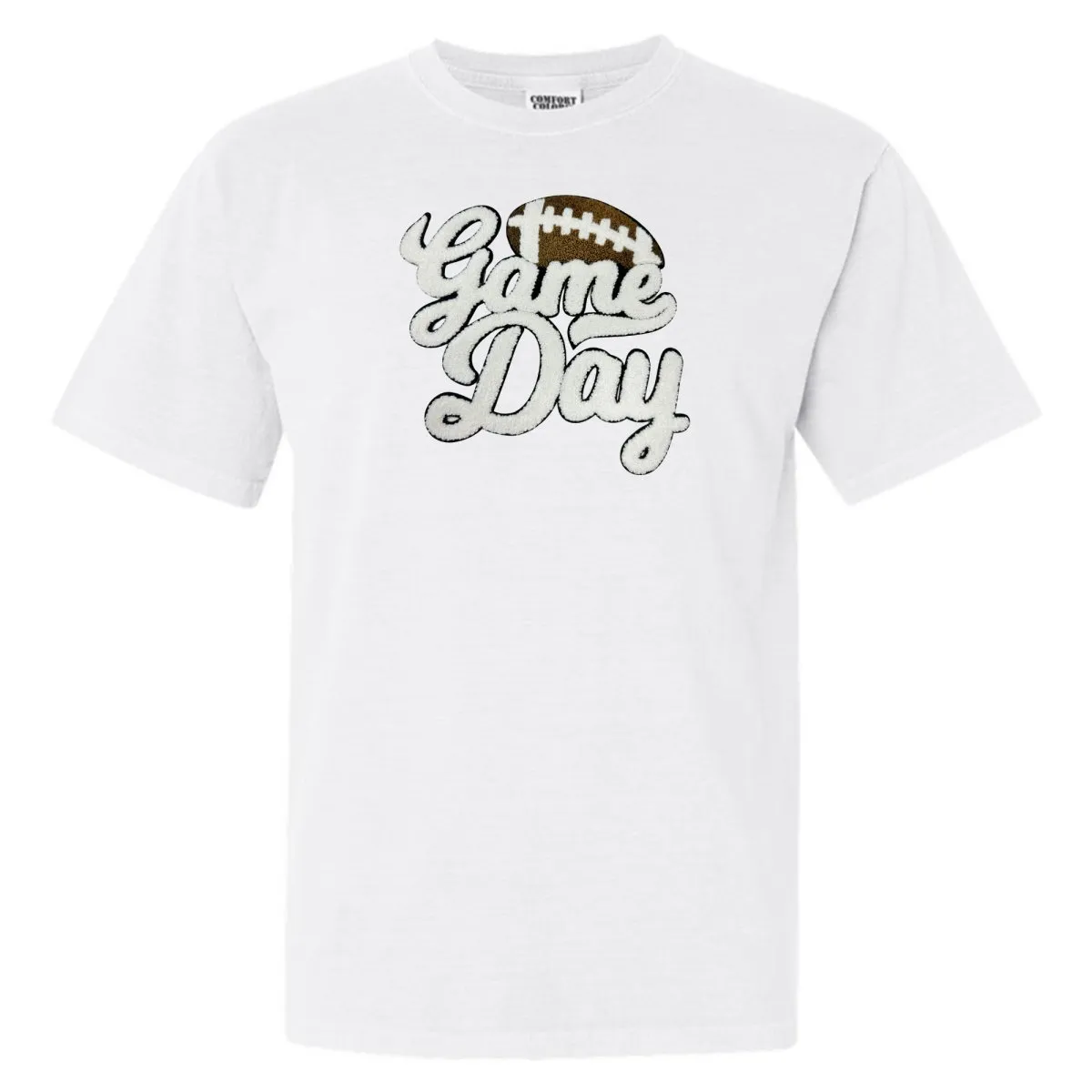 Football 'Game Day' Letter Patch T-Shirt