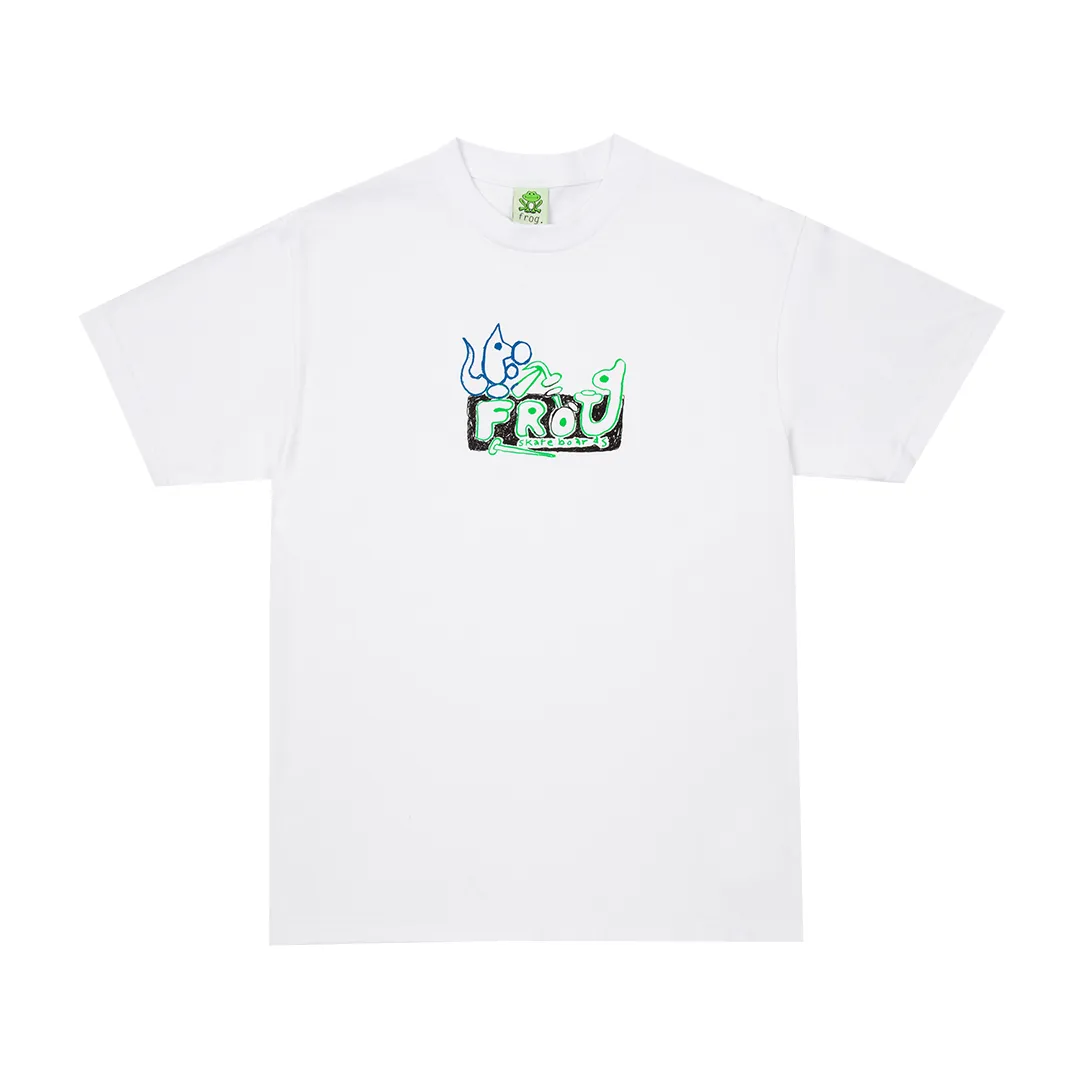 Frog Chimpmunk T Shirt White