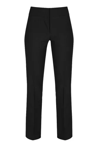 Girls Fit Senior Black Trousers