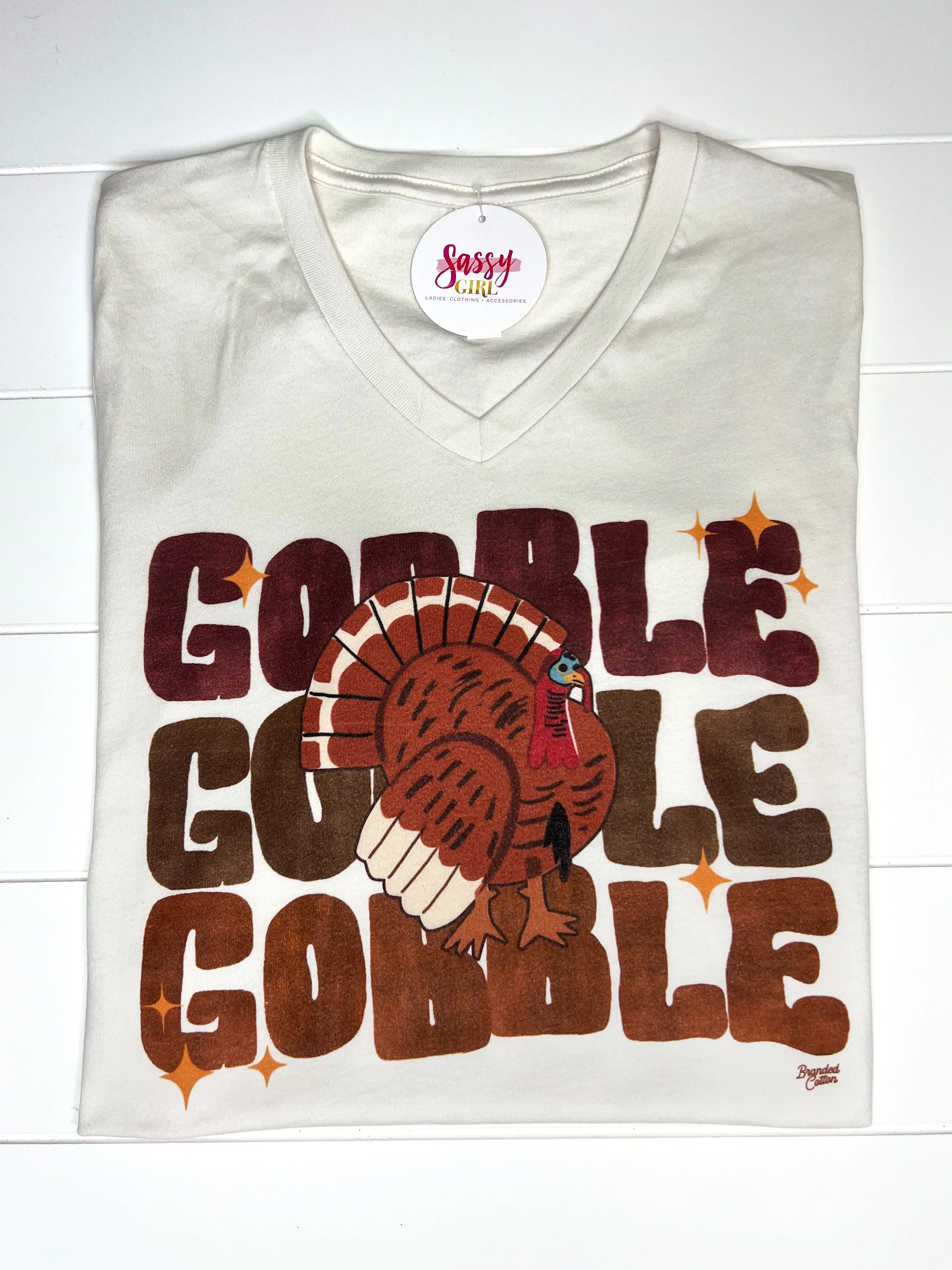 Gobble Gobble Gobble V-Neck Tee