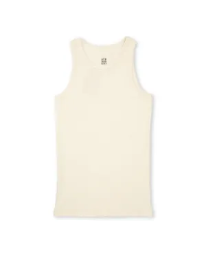 Hemen Biarritz Gari Cream Organic Cotton Vest