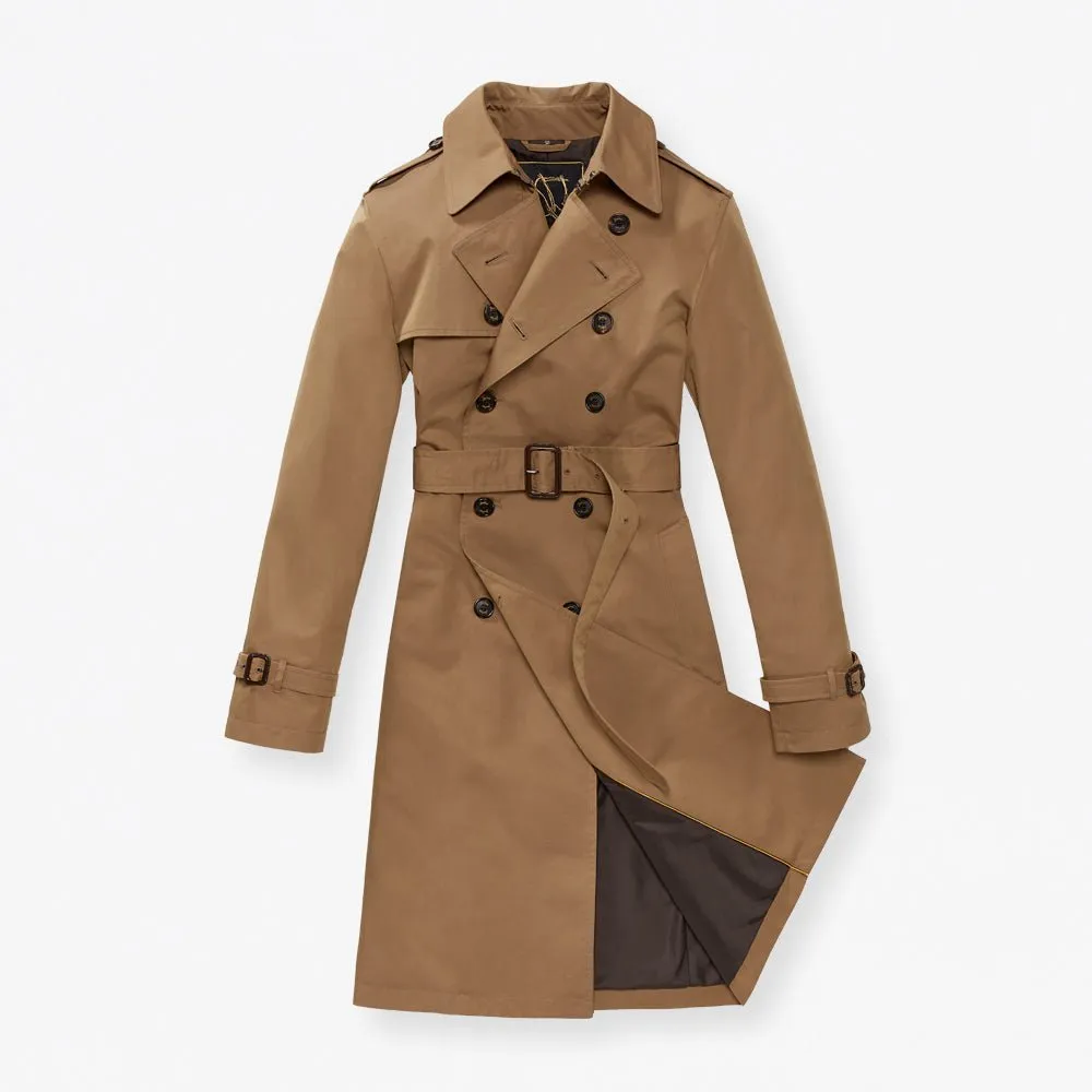 HENRY SARTORIAL X SEALUP Fiori Trench Coat CAMEL REG