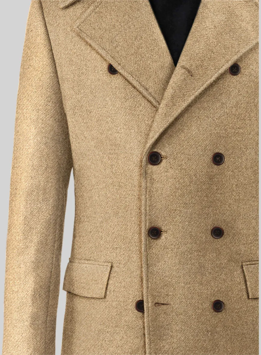 Highlander Sahara Beige Tweed GQ Overcoat