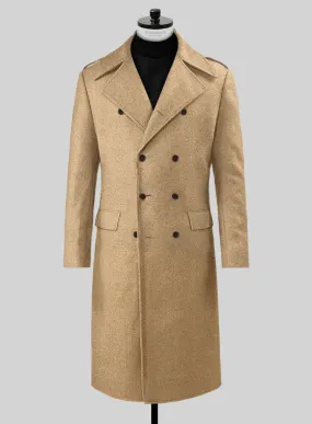 Highlander Sahara Beige Tweed GQ Overcoat