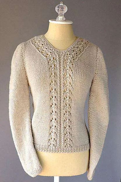 Interlacement Sweater by Universal Yarn Design Team