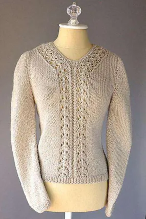 Interlacement Sweater by Universal Yarn Design Team