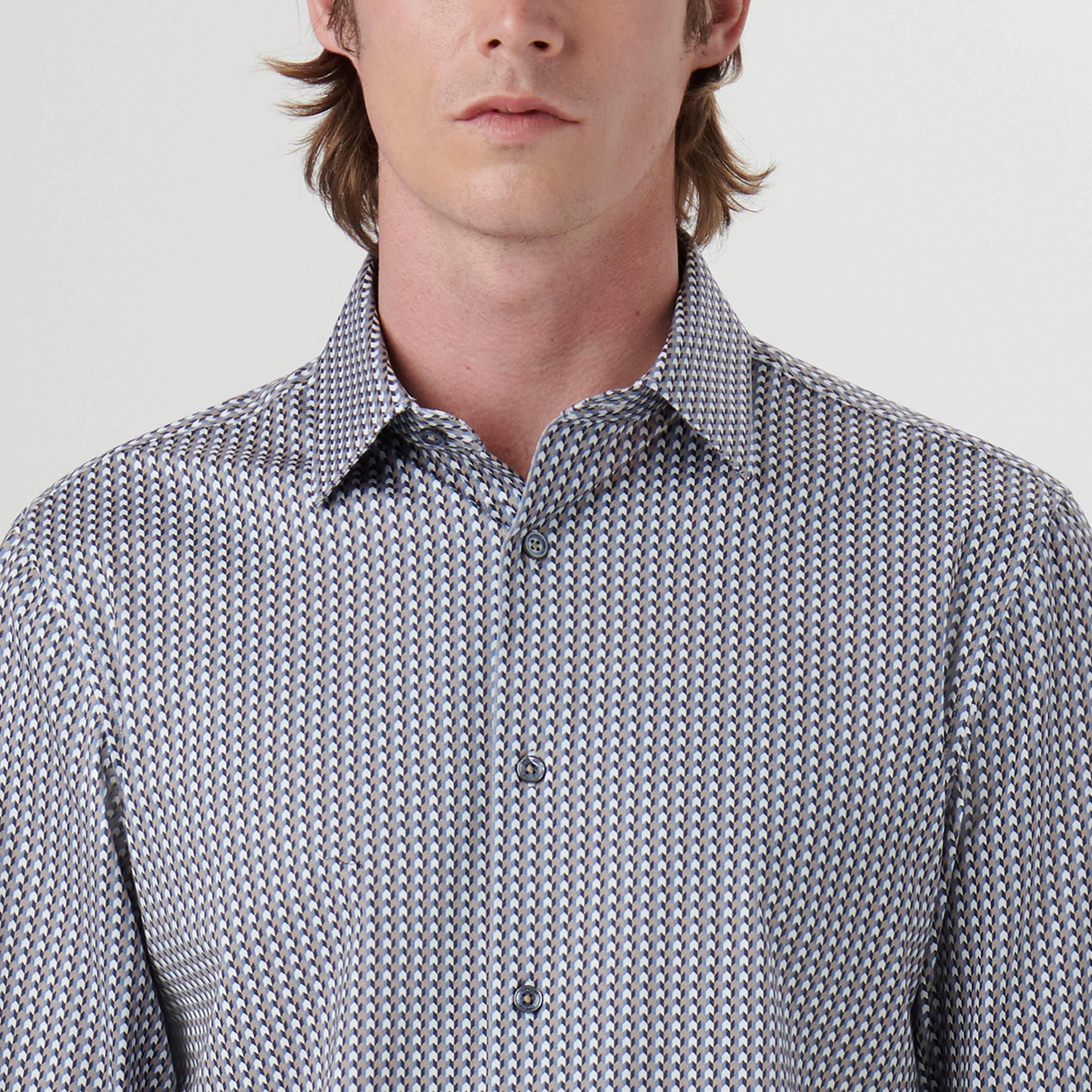 James Arrow Stripe OoohCotton Shirt