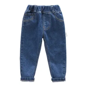 Jeans Girl Solid Color Girl Jeans Spring Autumn Jeans Kids Casual Style Children Clothes