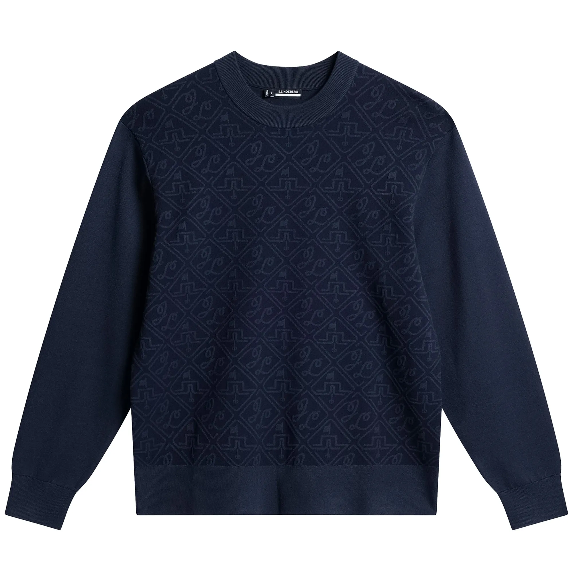 J.Lindeberg Golf Finn Jacquard Knitted Sweater FW24