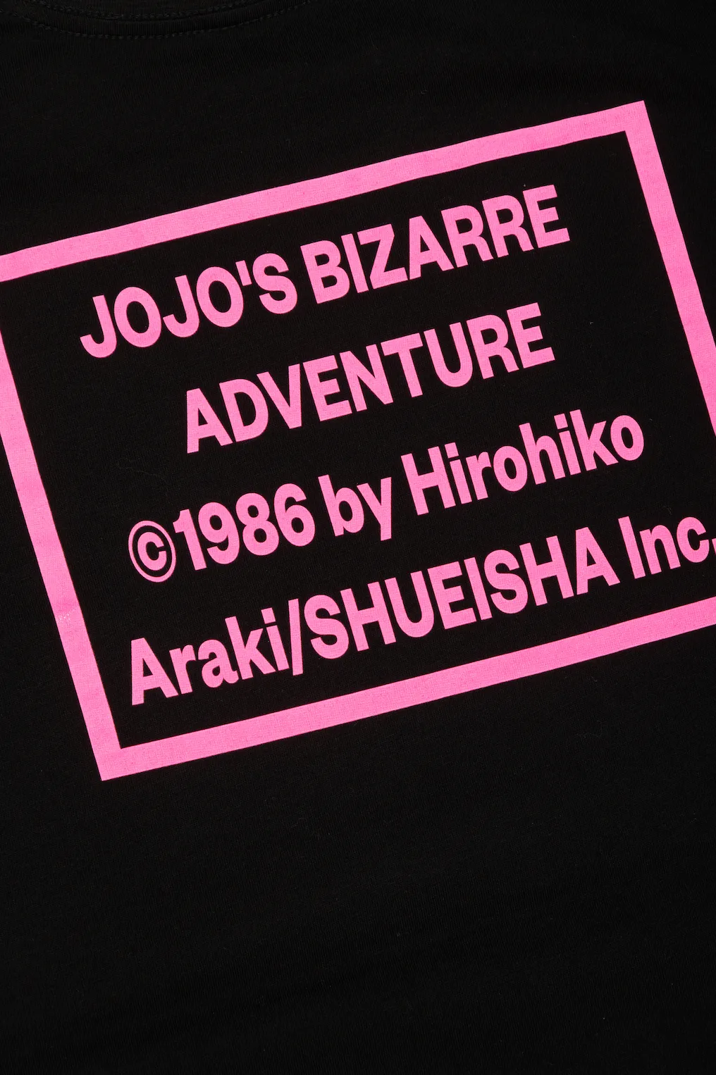 JoJo's Bizarre Adventure Phantom Blood Glow in the Dark Tee - Black