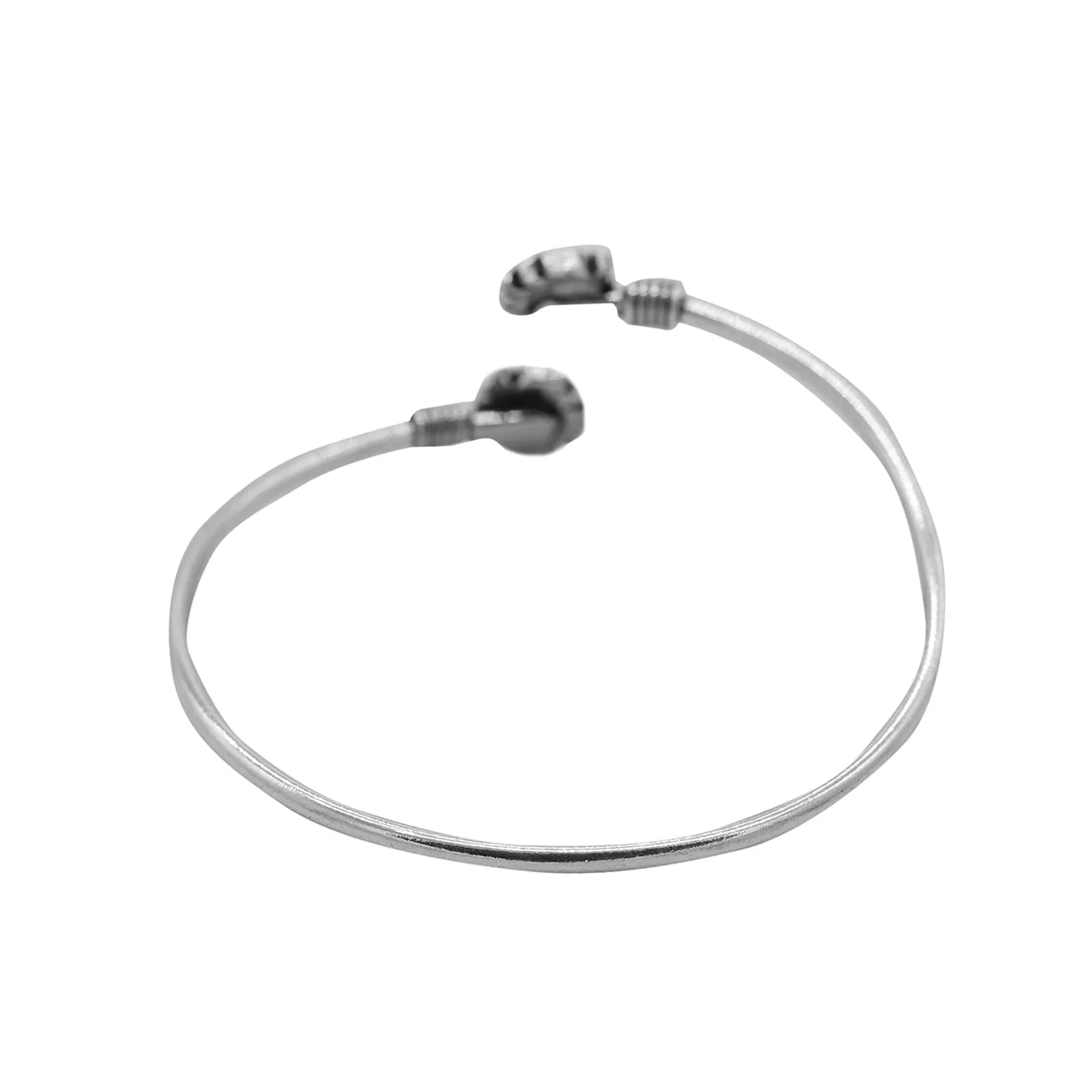 Kamal Silver Oxidized Bracelet Cuff