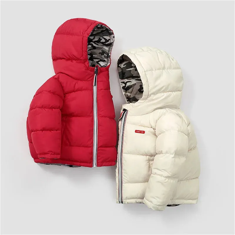 Kids Padded Double-sided Wear Jacket